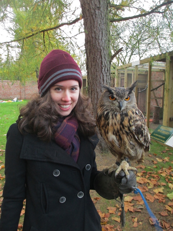 Me with barn owl